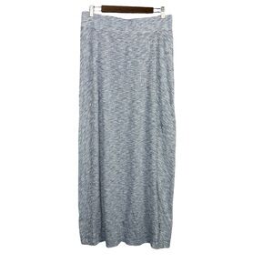 Lou & Grey Women's Thin Maxi Length Skirt Blue and White Stripe Size Medium